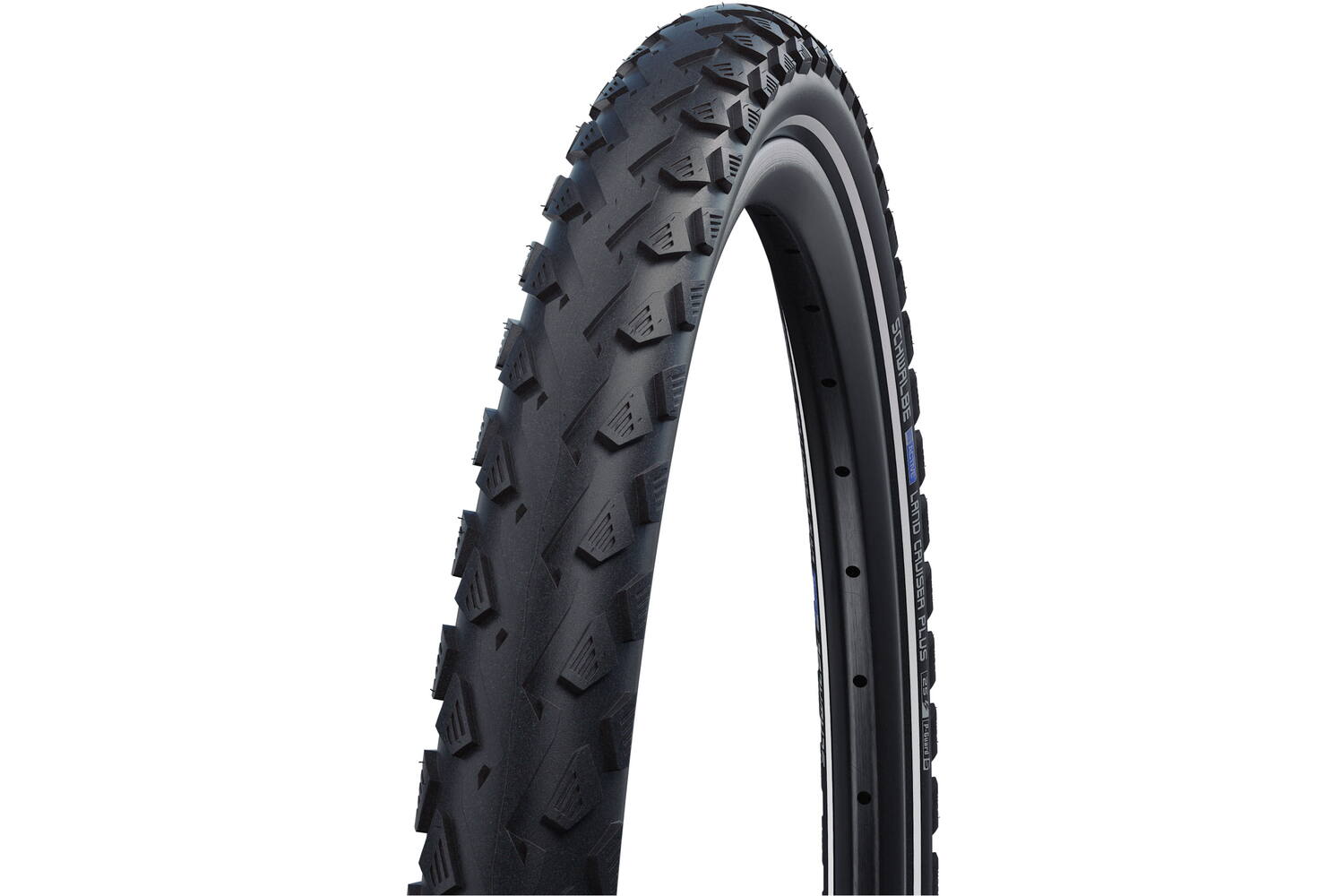 schwalbe land cruiser plus 28x2.15 (55-622) wired active line green black+reflex