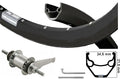 Kgs Achterwiel 28 inch (622) velg stratos zwart/zwart shimano remnaaf