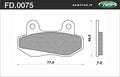 Newfren Remblokset FD0075 MBX/NSR / Qwic E87 / Speedfight-3
