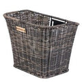 Basil Bremen Rattan Look FM – fietsmand – voorop - donkerbruin