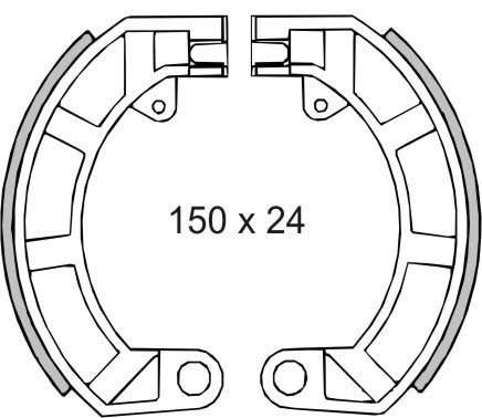 Rms - Rms - Rms - Rms - Rms - Rms - Remsegment Vespa 50-ET3 (achter)