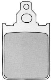 Remblokset RMS  Piaggio Quartz - Italjet Formula-50 Voor
