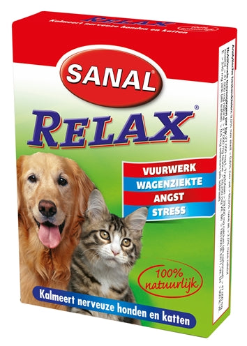 Sanal Dog cat relax kalmeringstablet