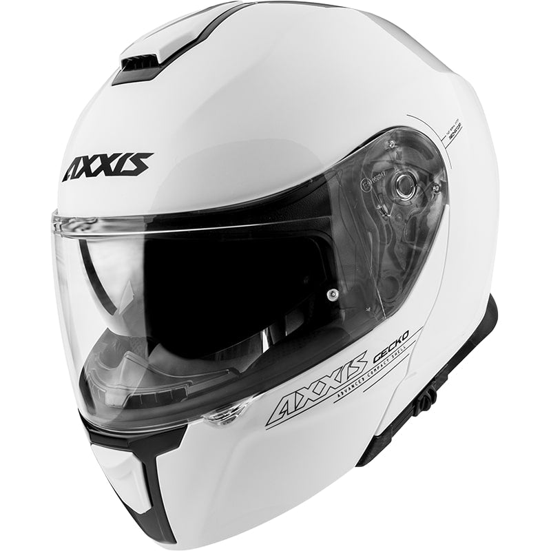 Axxis Helm Gecko Solid Glans Wit XXL