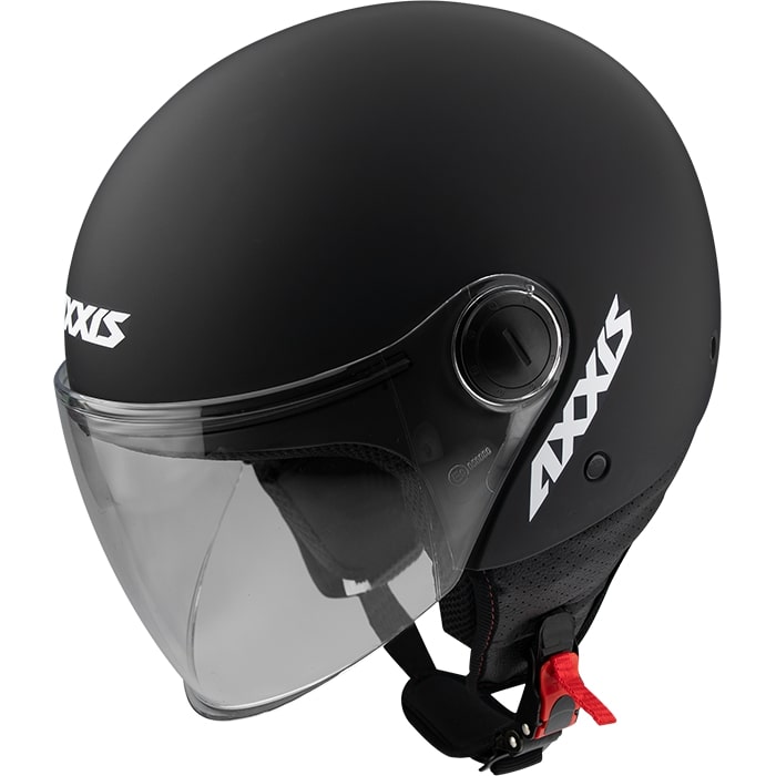Axxis helm square solid mat zwart xs