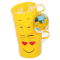 Drinkbeker Lachgezicht, 4st.