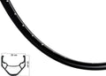 Ryde velg xs19 zwart zwart 9x4 36 gaats 28 inch (622)