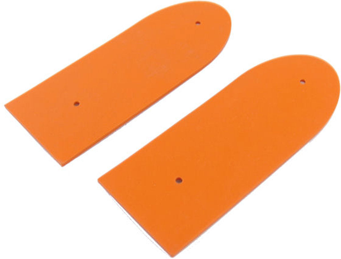 Oranje plaat scooter universeel PVC