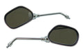 Spiegelset chroom rechthoekig 10mm