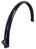 Sks achterspatbord 28 inch kunststof 52 mm glans zwart met reflector