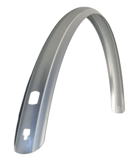 Sks Achterspatbord 45 mm 28 inch zilver excl.bevestiging