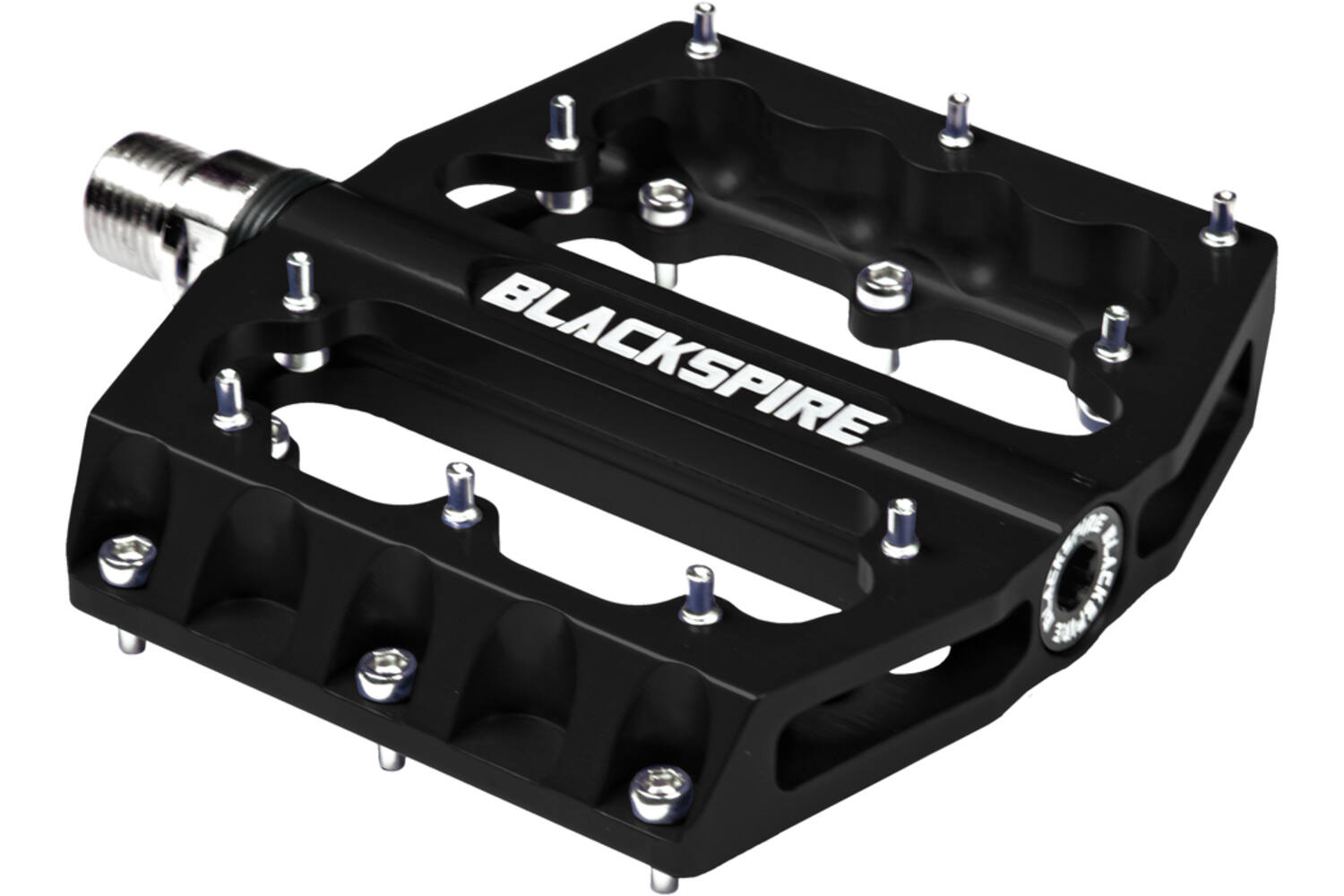 Blackspire Sub 420 cnc pedaal inclusief gemonteerde vervangbare pennen zwart