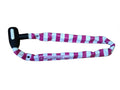 Pythonslot kettingslot 90 cm wit/roze 5521697w
