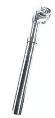 Hzb zadelpen verend 27.2 met atb kop 300mm lang