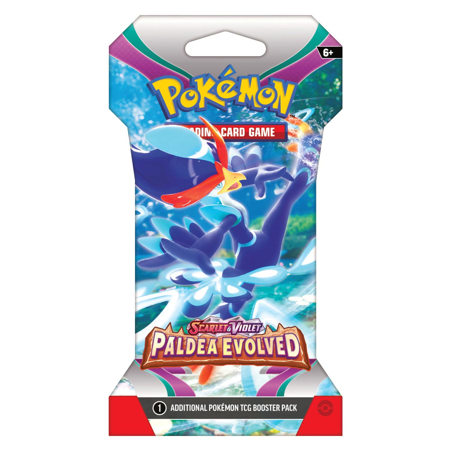 Asmodee Pokemon TCG Scarlet & Violet Paldea Evolved Sleeved Booster