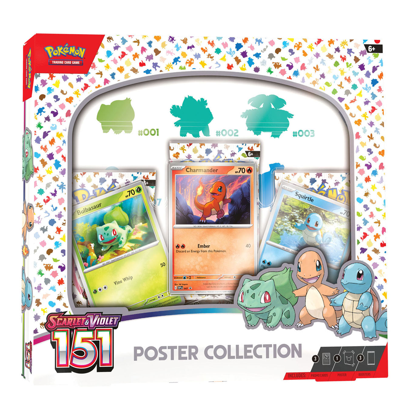 Asmodee Pokemon TCG Scarlet & Violet 151 Poster Collectie