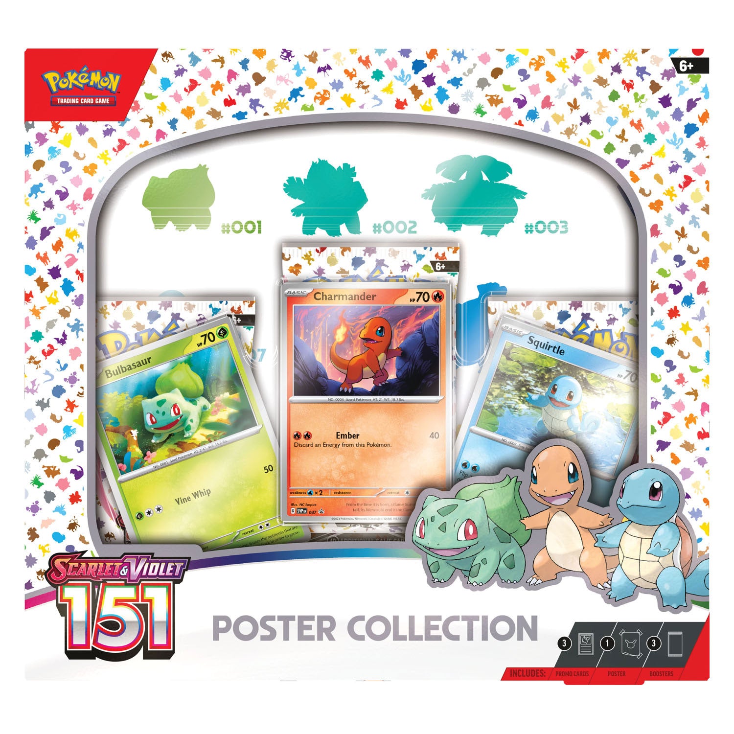 Asmodee Pokemon TCG Scarlet & Violet 151 Poster Collectie