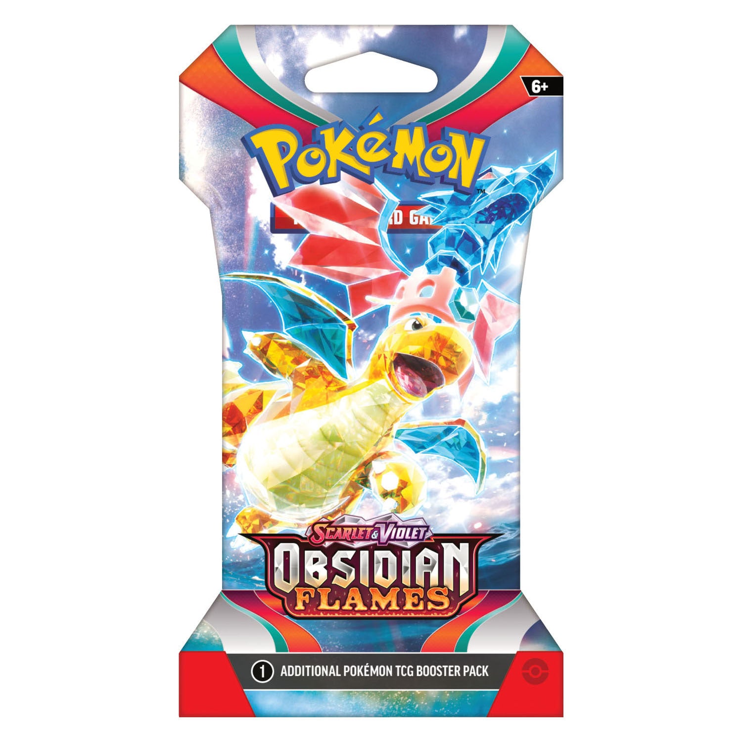 Asmodee Pokemon TCG Scarlet & Violet Obsidian Flames Sleeved Booster
