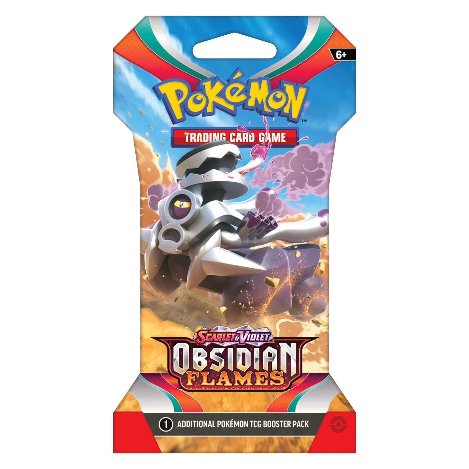 Asmodee Pokemon TCG Scarlet & Violet Obsidian Flames Sleeved Booster