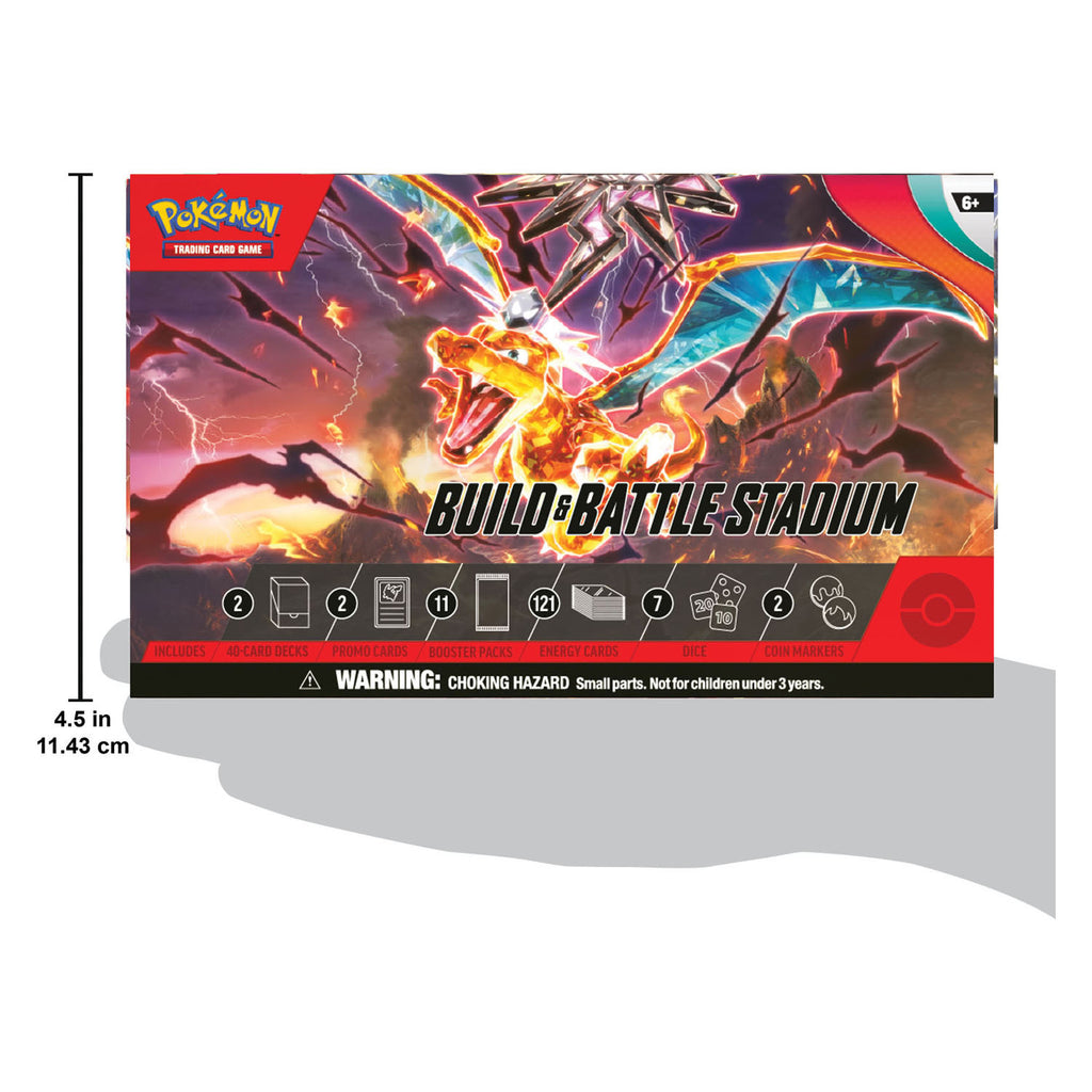 Asmodee Pokemon TCG S&V Obsidian Flames Build & Battle Stadium