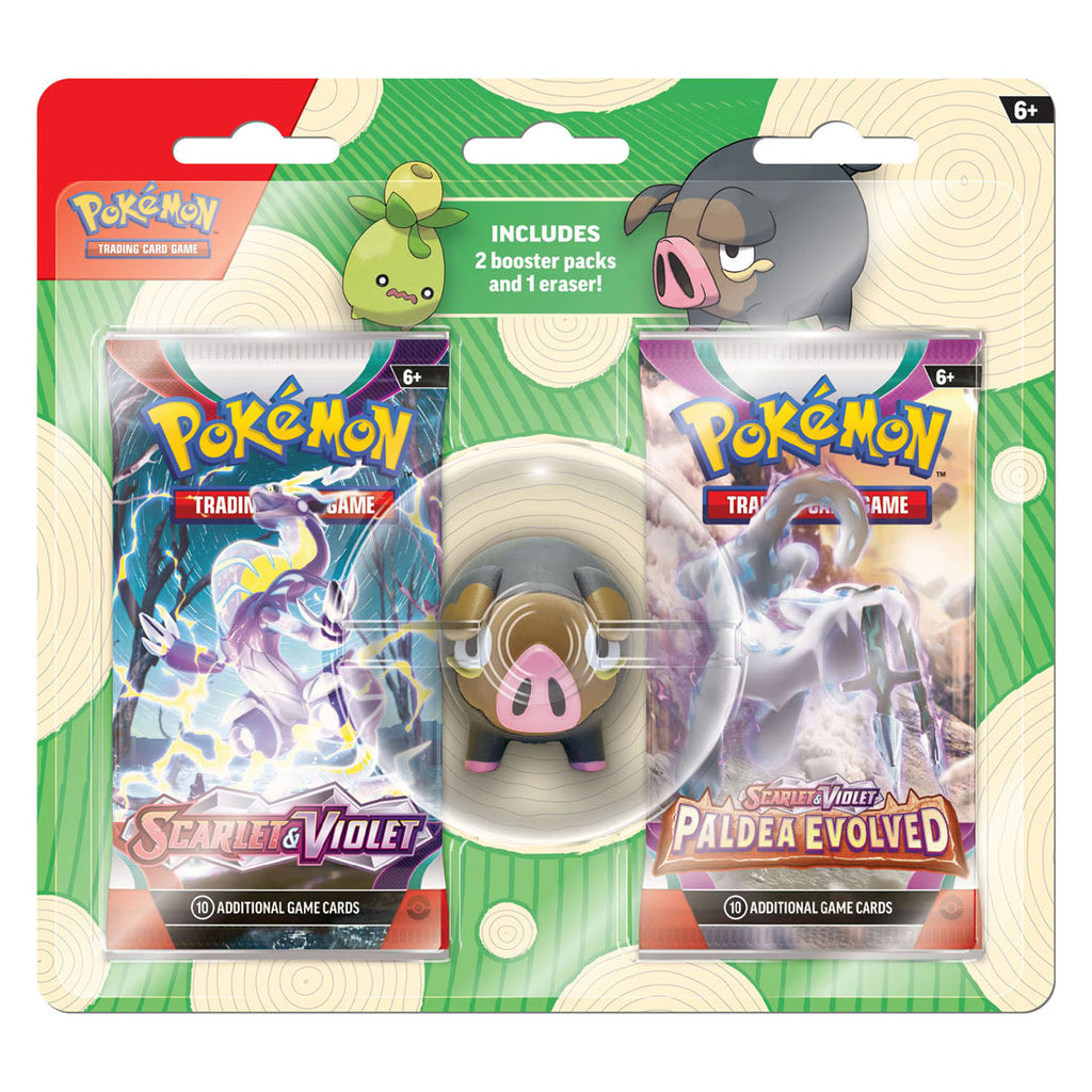 Asmodee Pokemon TCG 2 Boosterpacks met Gum