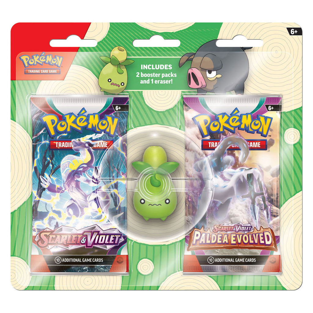 Asmodee Pokemon TCG 2 Boosterpacks met Gum