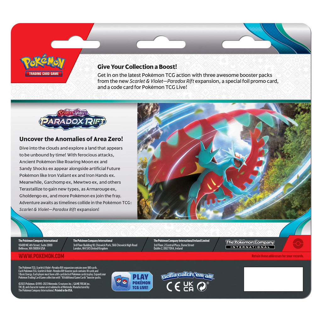Asmodee pokemon tcg s v paradox rift boosterblister - cetitan