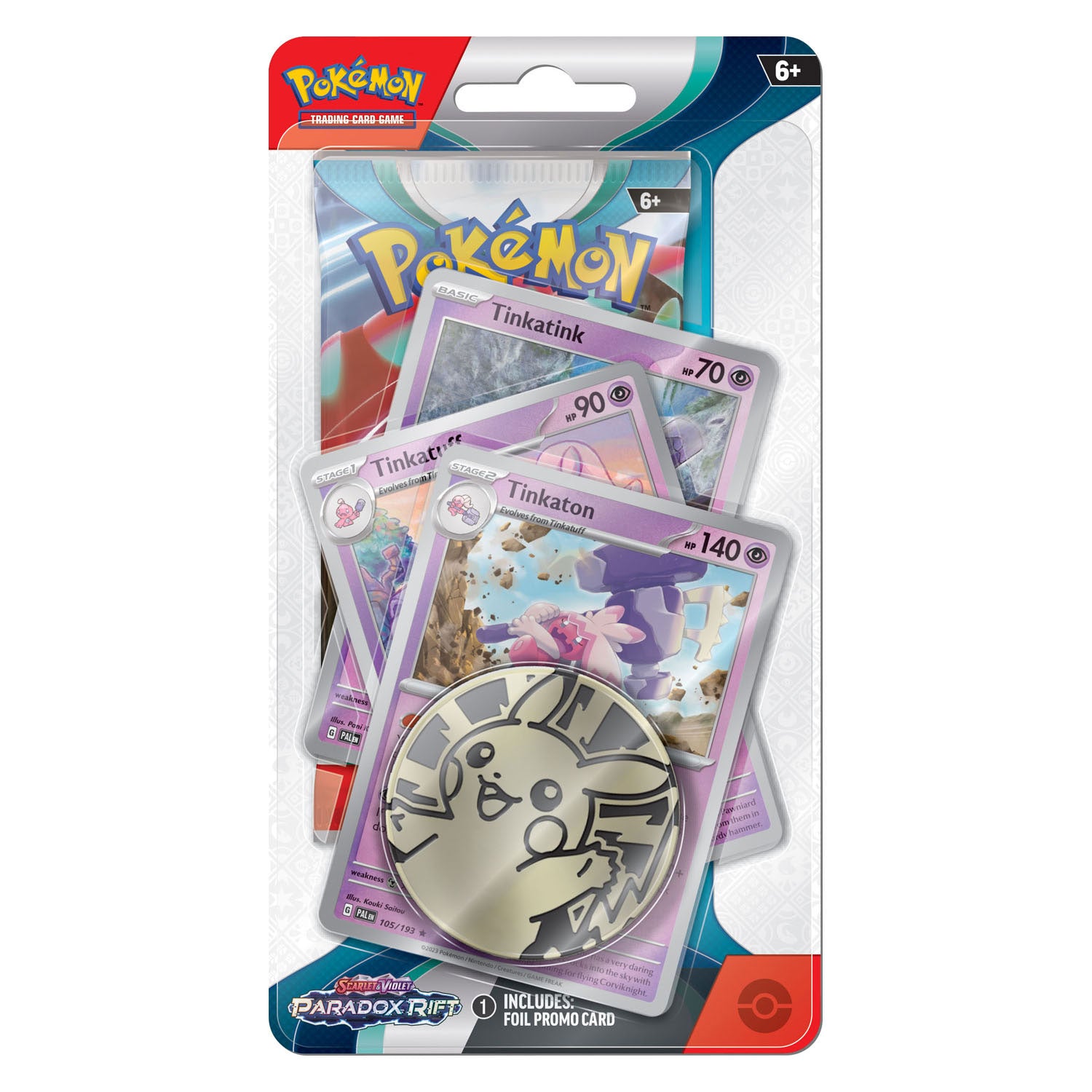 Asmodee Pokemon TCG S&V Paradox Rift Premium Checklane Tinkaton