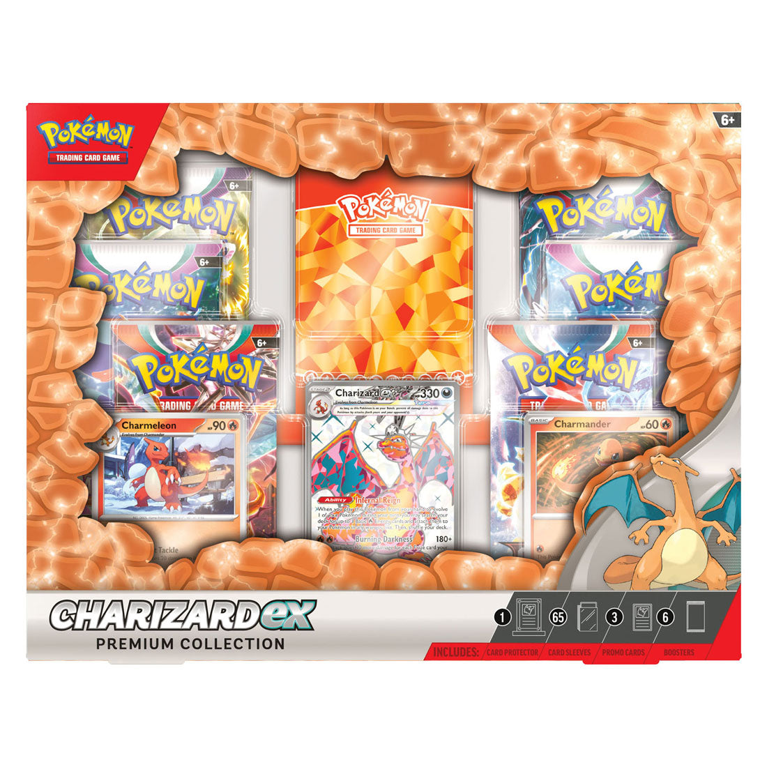 Asmodee Pokemon TCG Premium ex Box Charizard