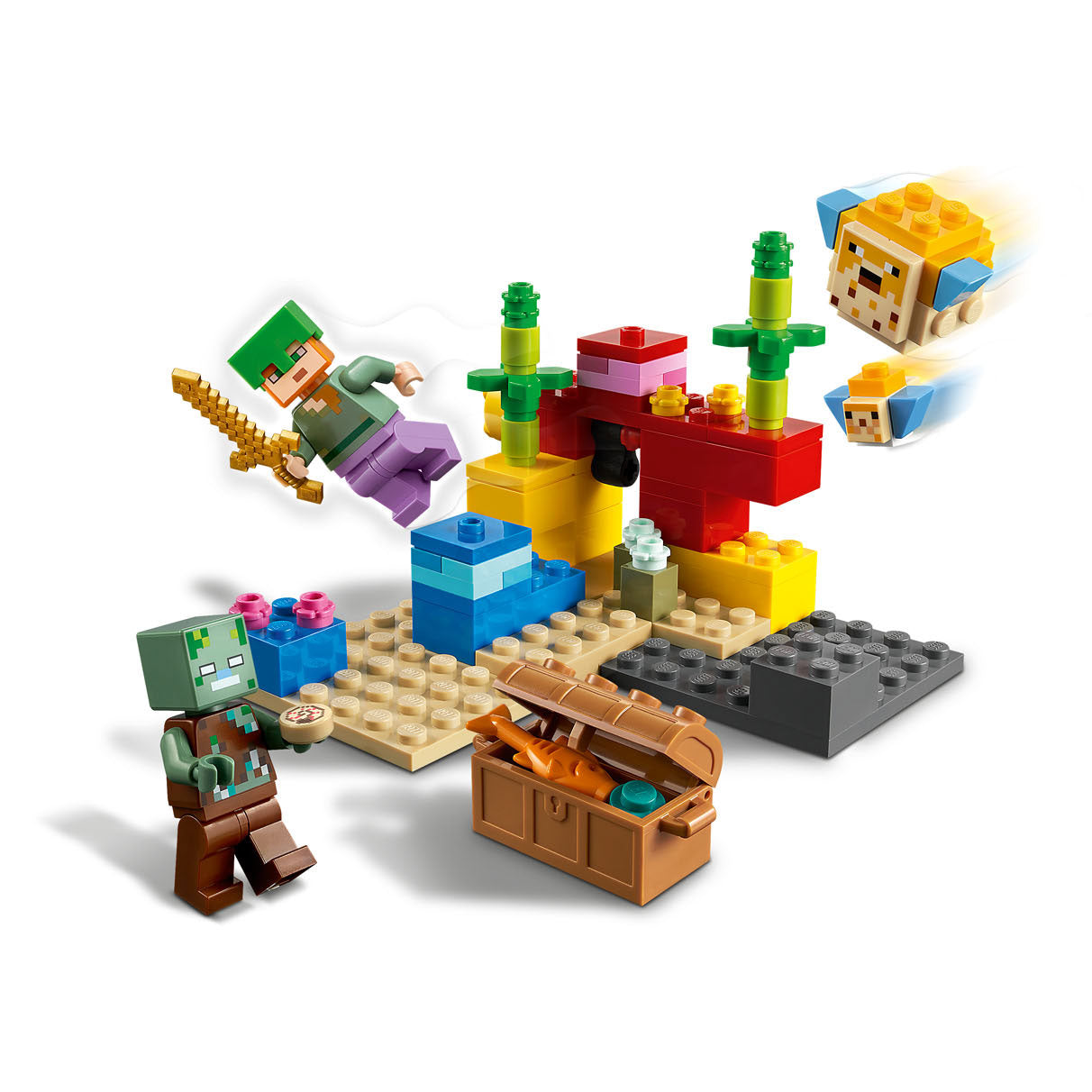 Lego minecraft - 21164 het koraalrif
