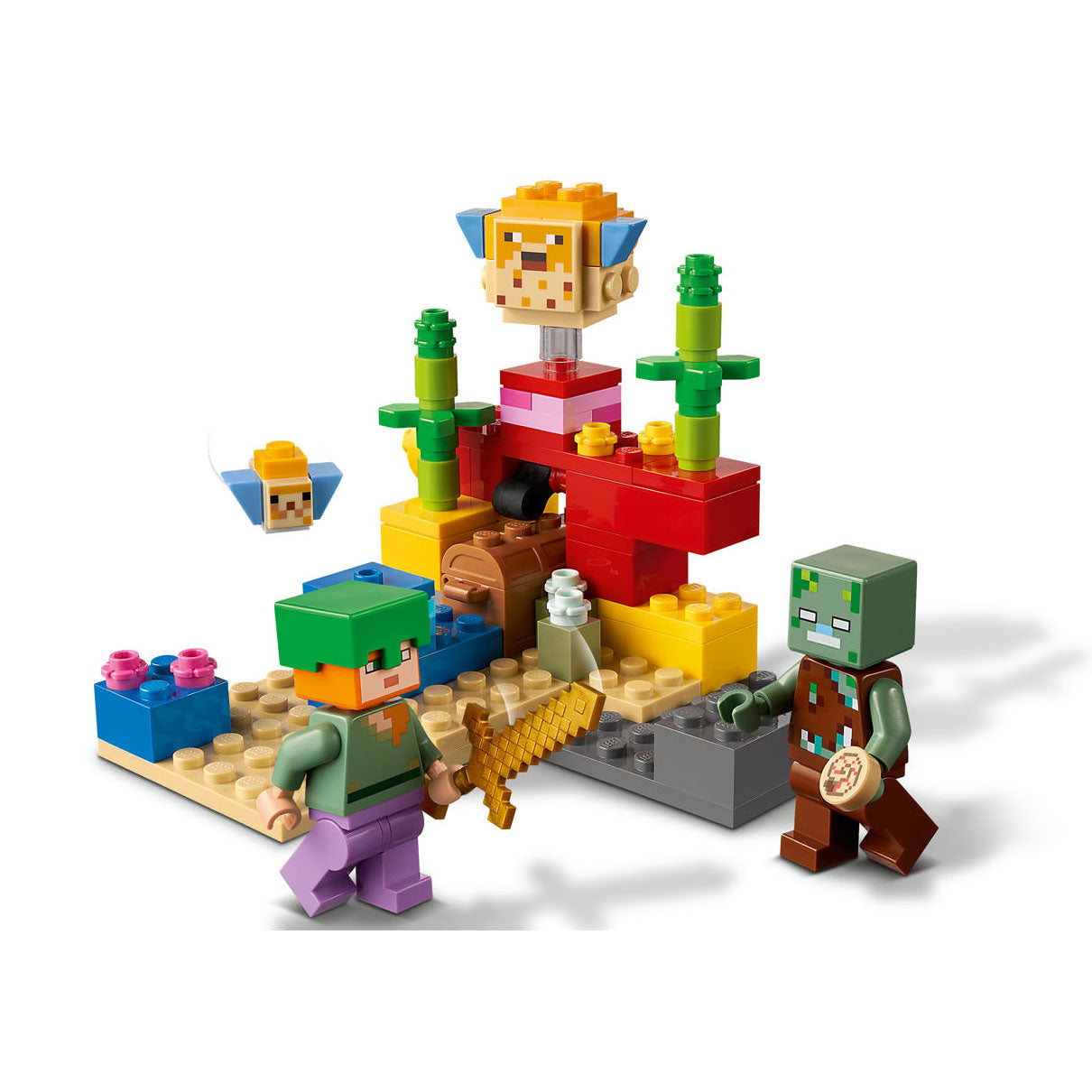Lego minecraft - 21164 het koraalrif