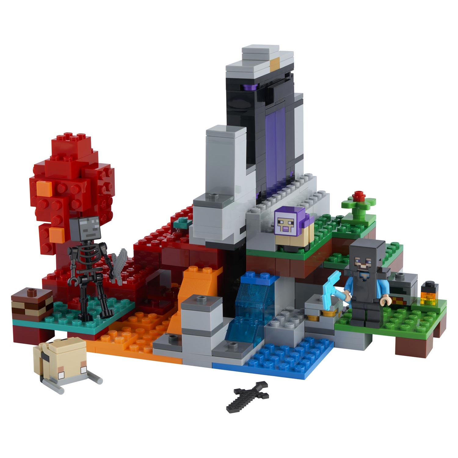 Lego LEGO Minecraft 21172 Het Verwoeste Portaal