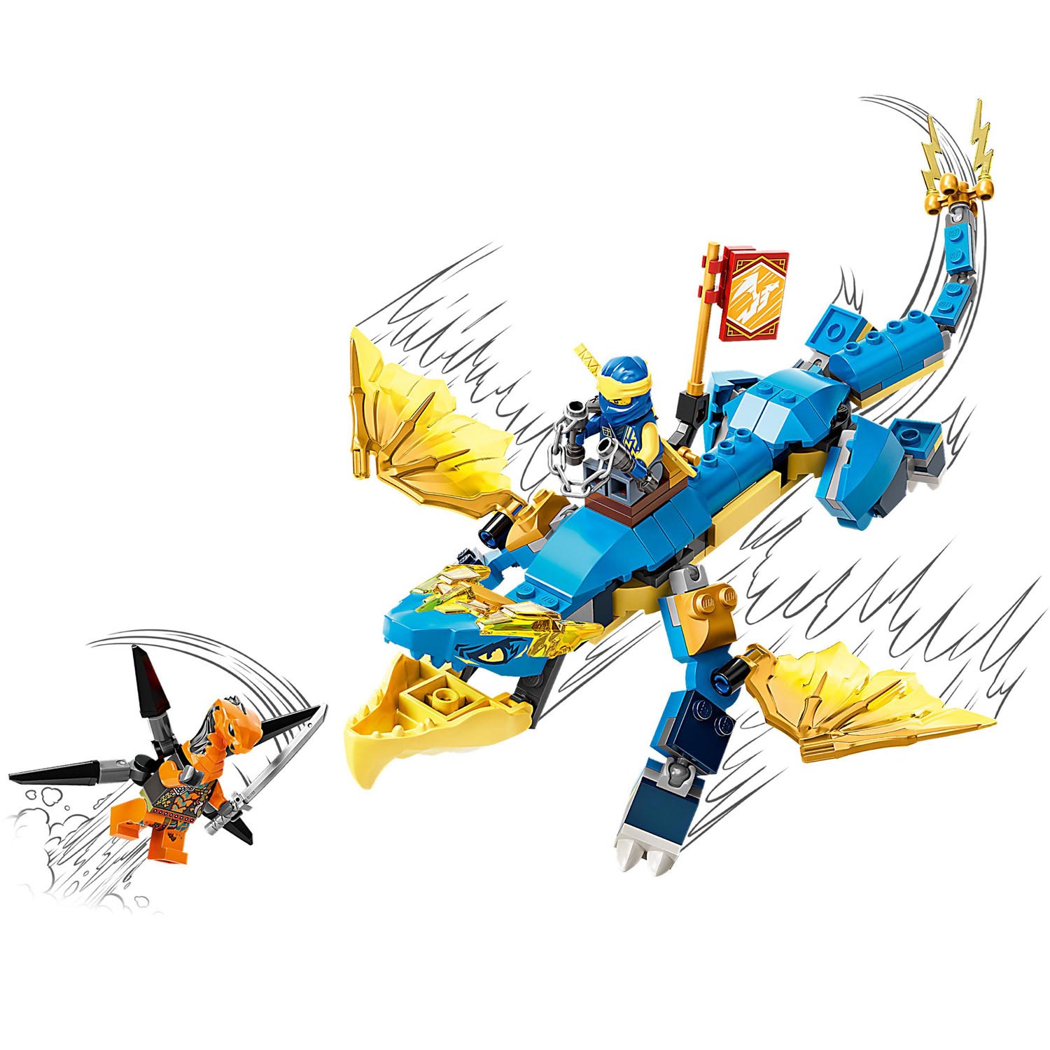 Lego LEGO Ninjago 71760 Jay's Bliksemdraak EVO