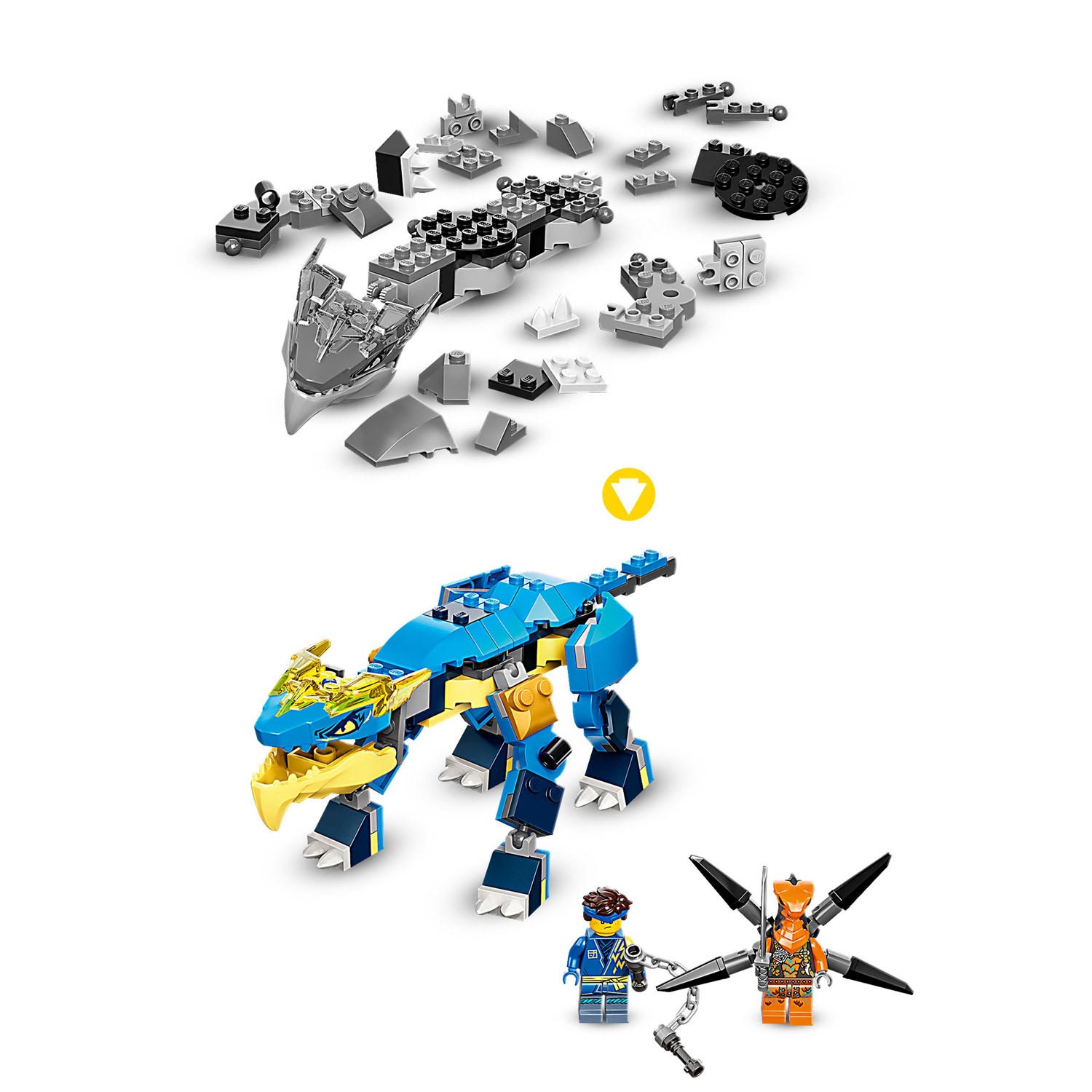 Lego LEGO Ninjago 71760 Jay's Bliksemdraak EVO