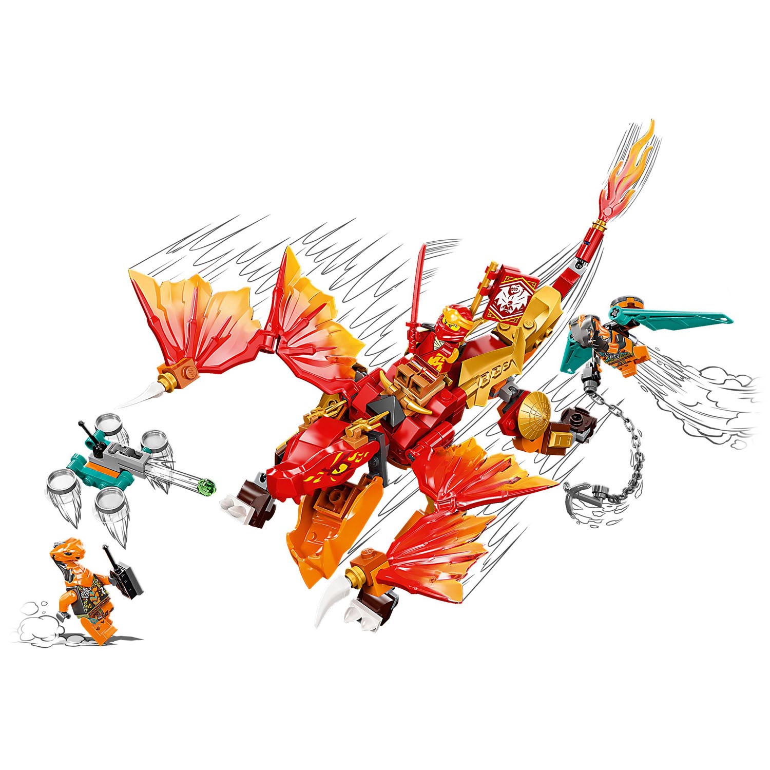Lego LEGO Ninjago 71762 Kai's Vuurdraak EVO