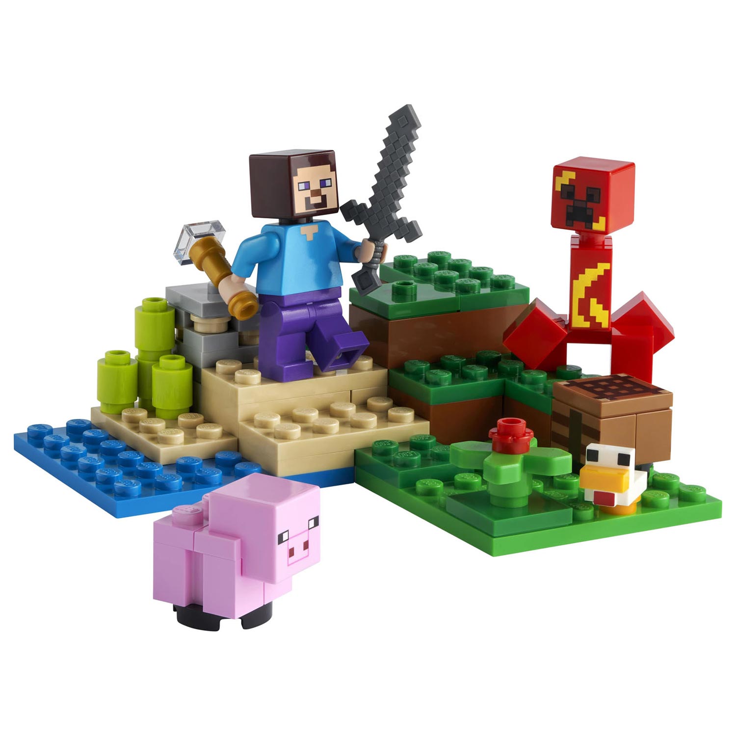 Lego minecraft - 21177 the creeper hinderlaag