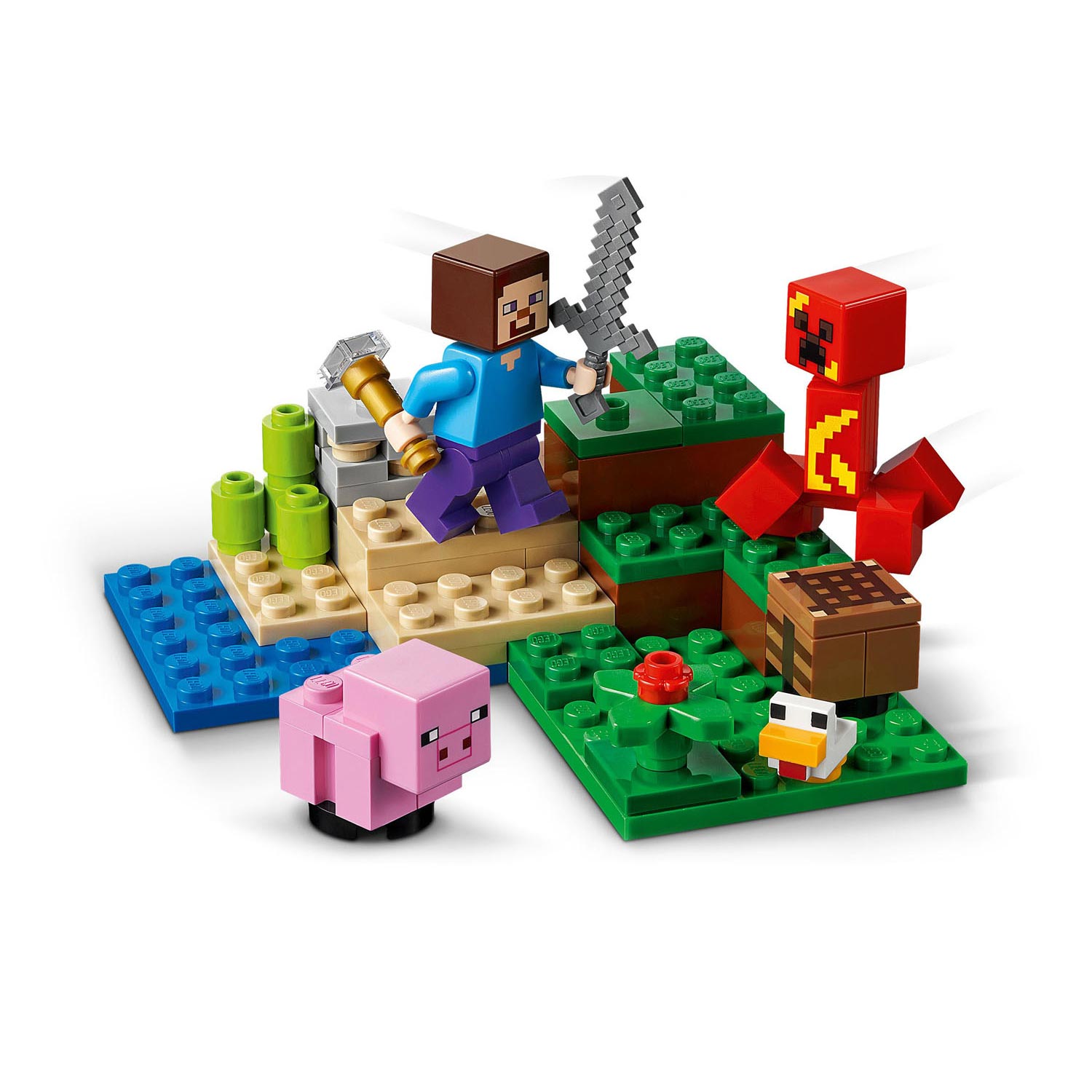 Lego minecraft - 21177 the creeper hinderlaag