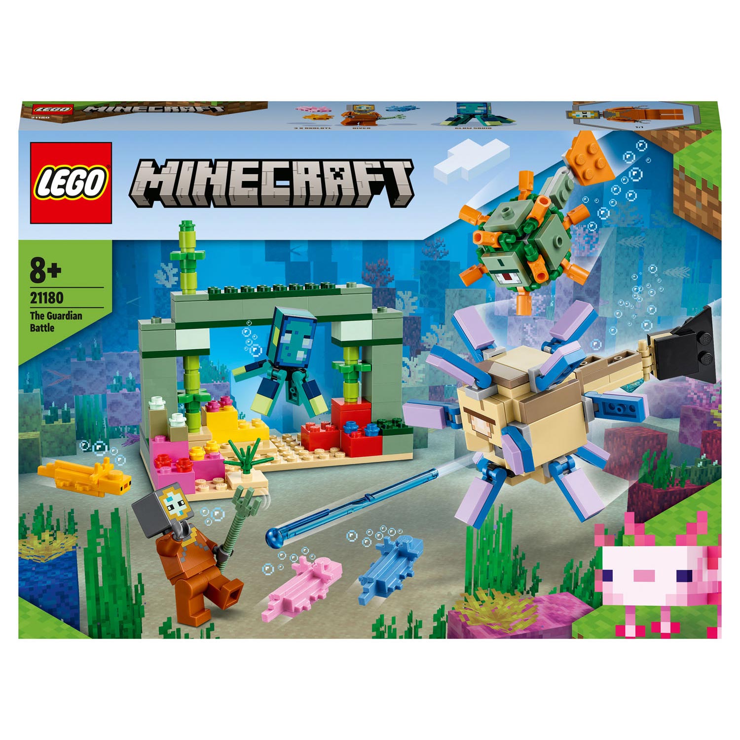 Lego LEGO Minecraft 21180 De Bewakersstrijd
