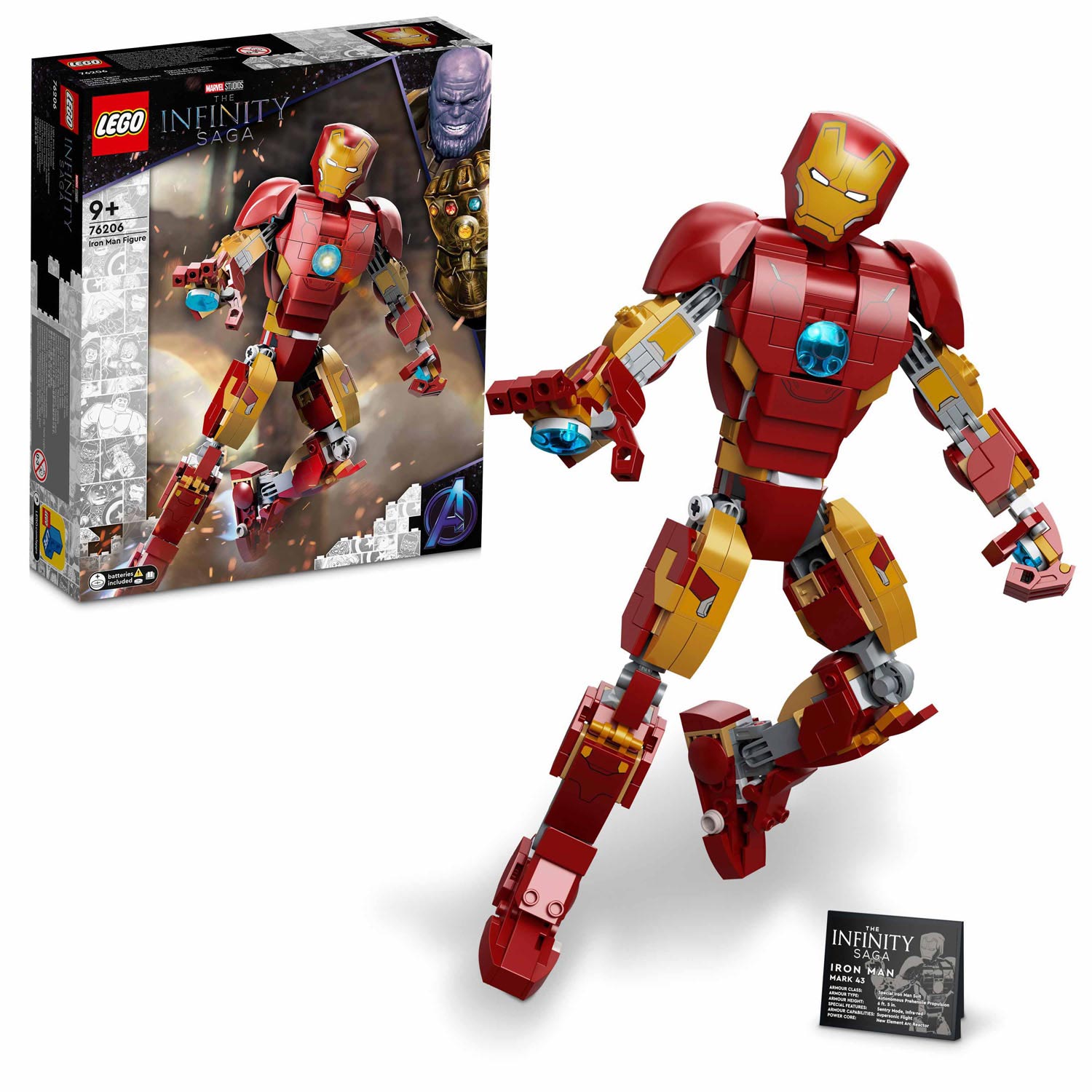 Lego LEGO Super Heroes 76206 Iron Man Figuur