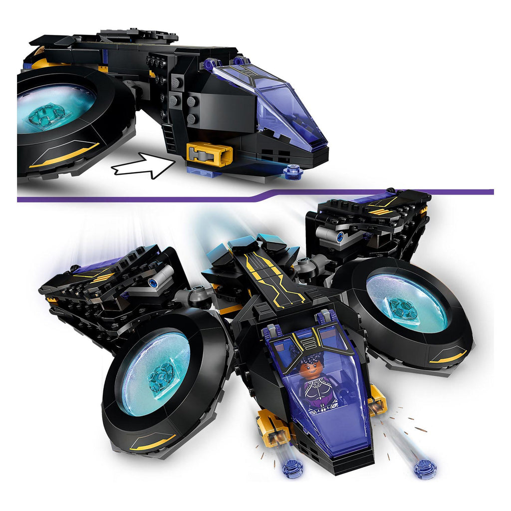 Lego marvel - shuri's sunbird constructiespeelgoed (76211)