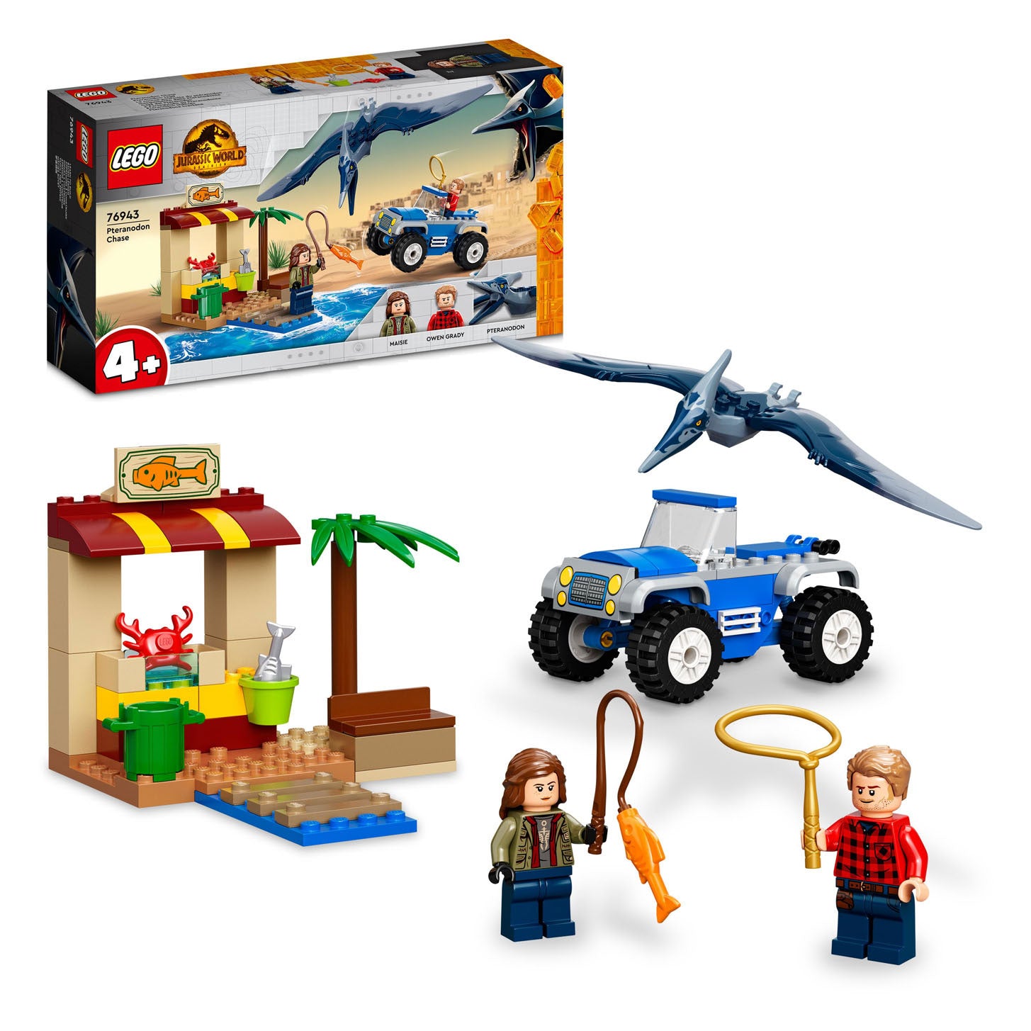 Lego LEGO Jurassic 76943 Achtervolging van Pteranodon