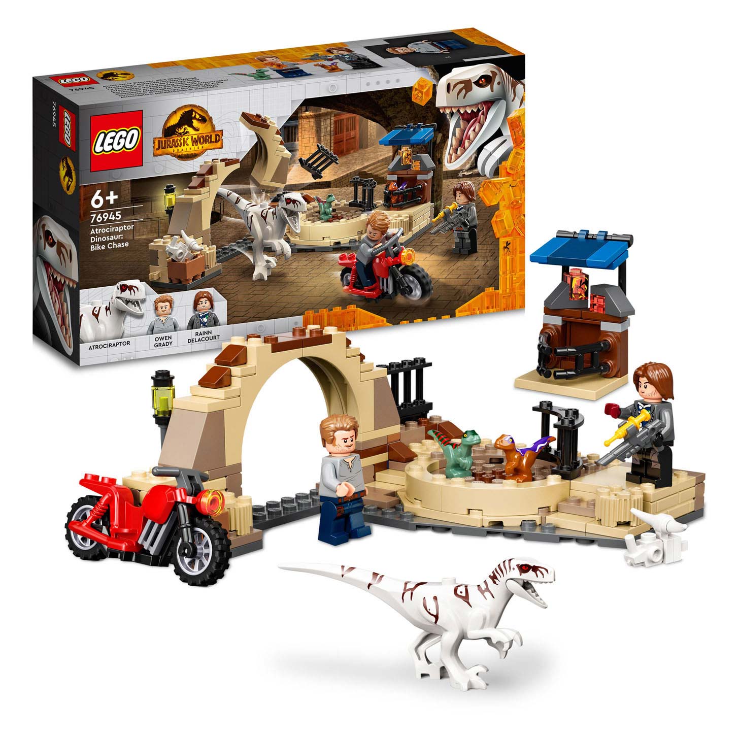 Lego LEGO Jurassic 76945 Atrocirapractor Motorachtervolging