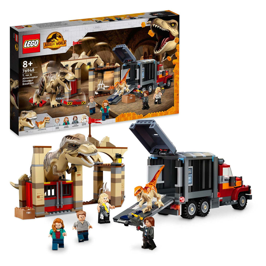 Lego LEGO Jurassic 76948 T-Rex Atrociraptor Ontsnapping