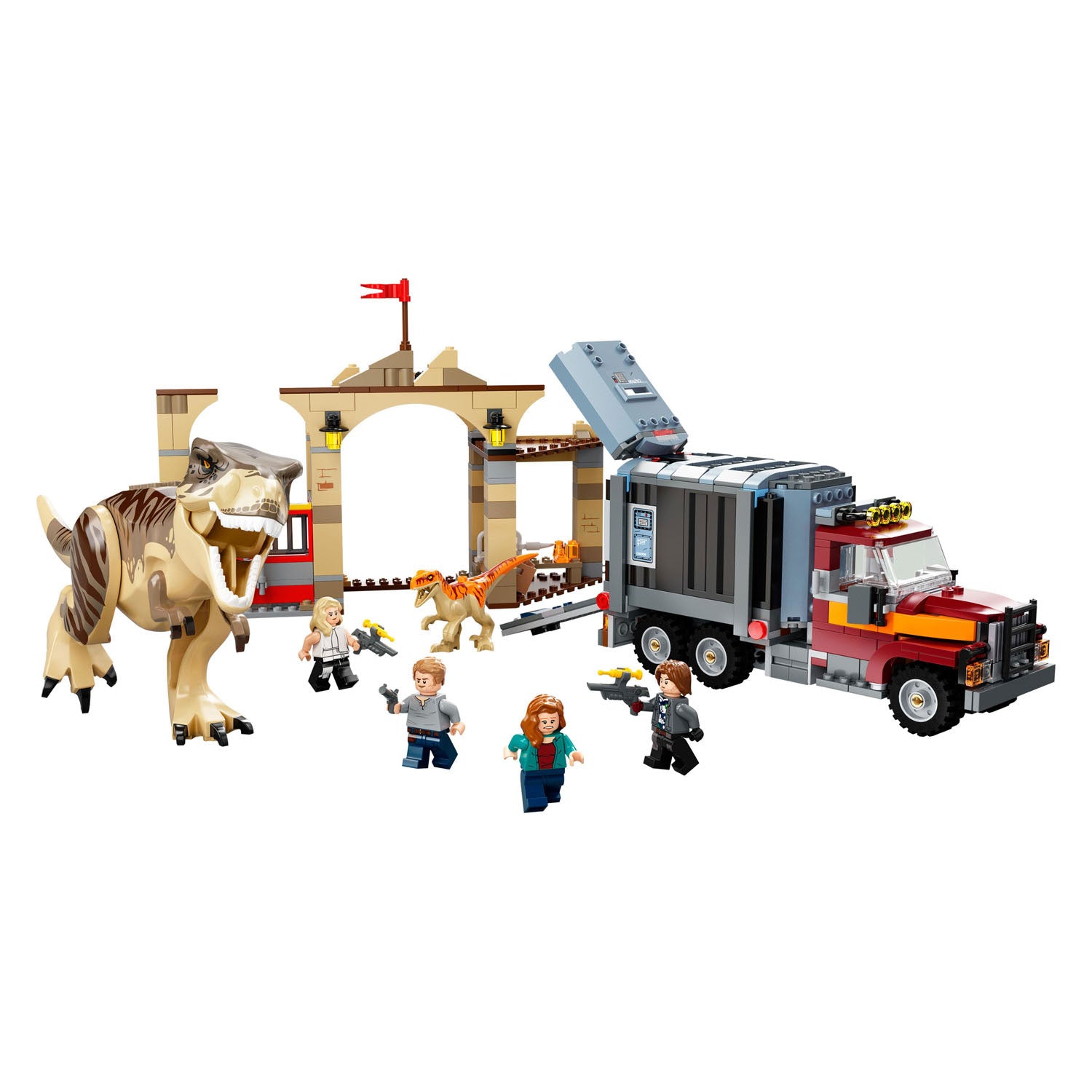 Lego LEGO Jurassic 76948 T-Rex Atrociraptor Ontsnapping
