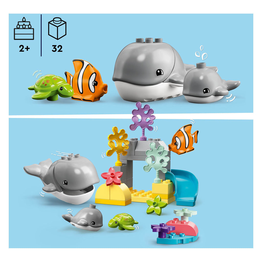 Lego Duplo LEGO DUPLO 10972 Wilde Dieren uit de Oceaan