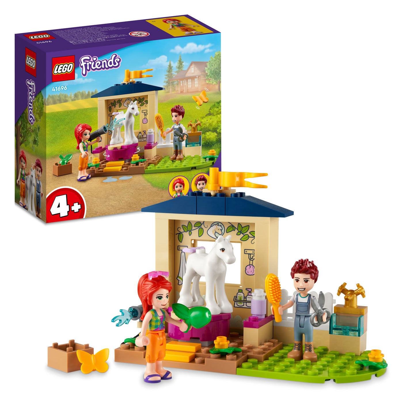 Lego friends - ponywasstal constructiespeelgoed (41696)