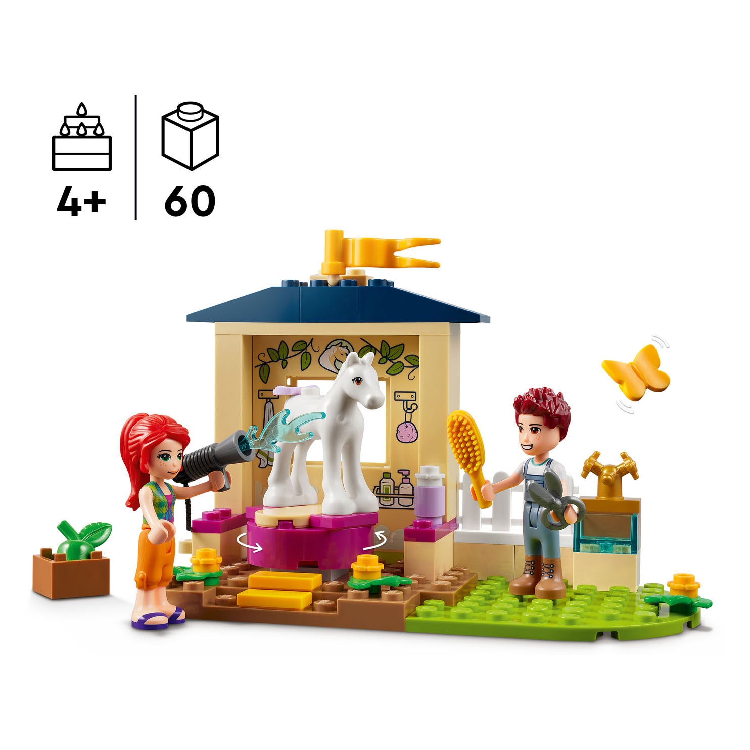 Lego friends - ponywasstal constructiespeelgoed (41696)