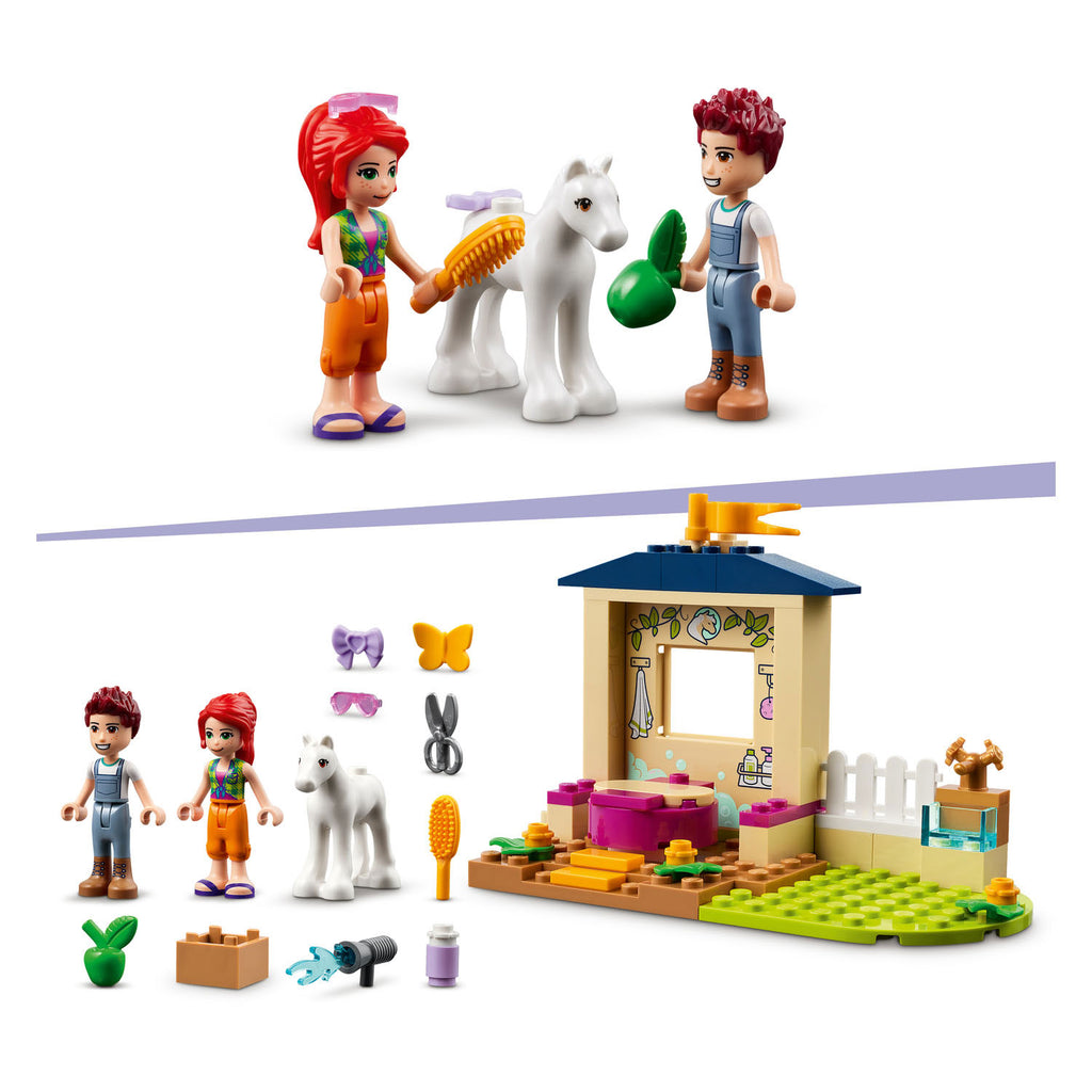 Lego friends - ponywasstal constructiespeelgoed (41696)
