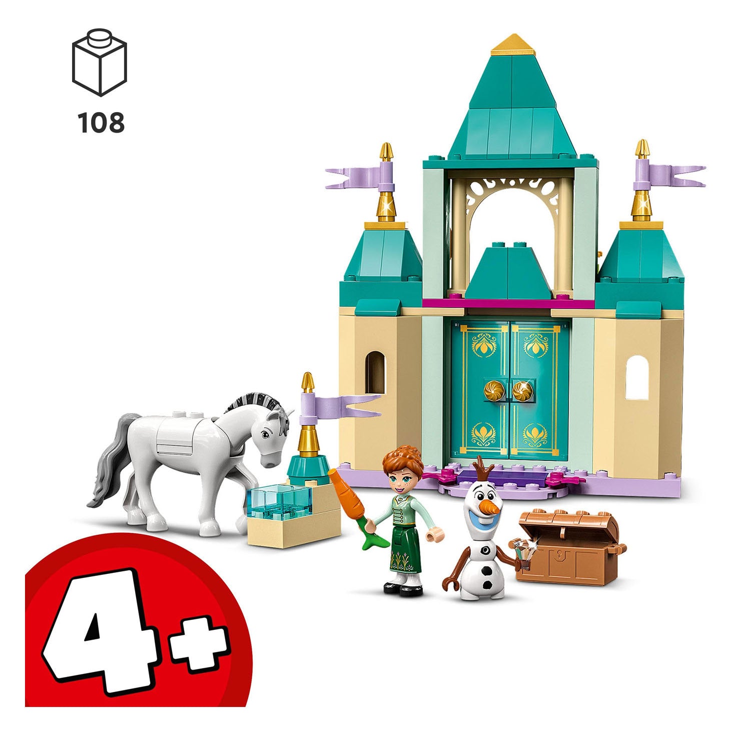 Lego LEGO Princess 43204 Anna en Olaf Plezier in het kasteel