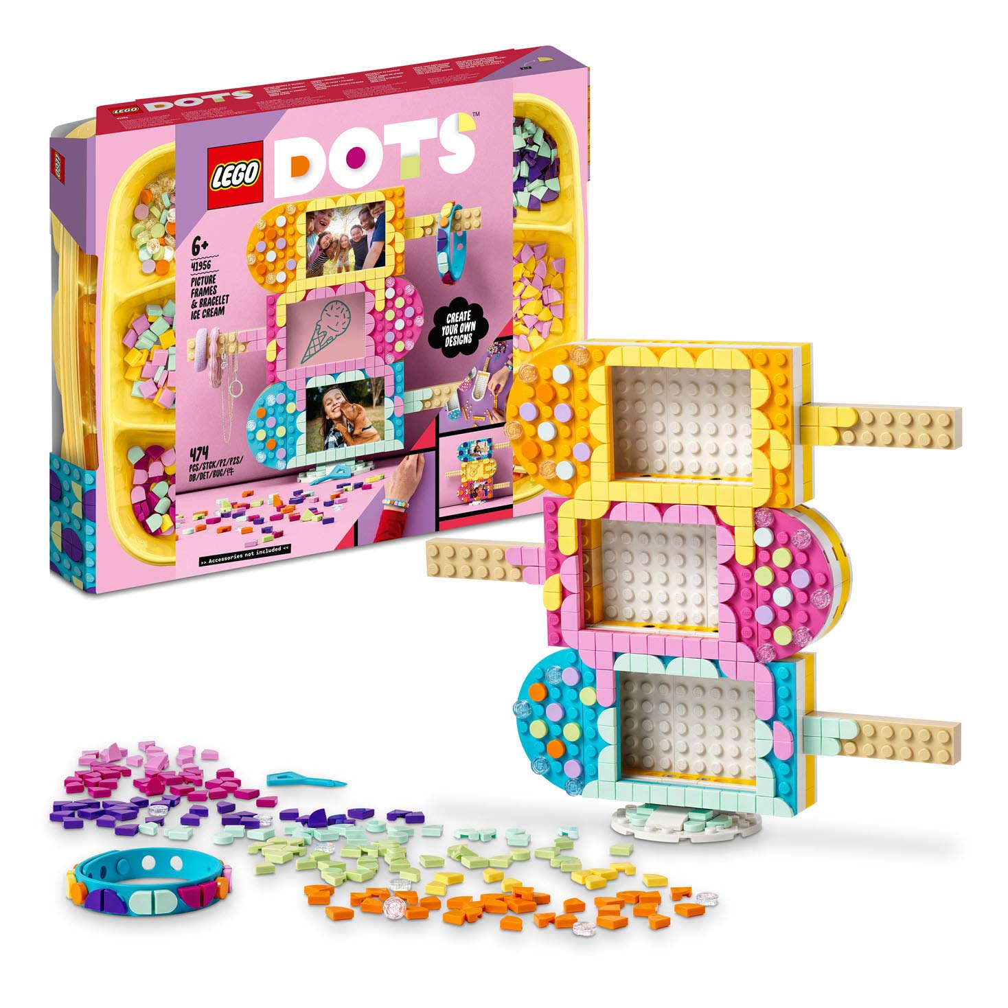 Lego LEGO DOTS 41956 Ijsjes Foto Frames en Armband